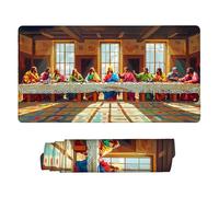 Mouse Mat | Large Gaming Mouse Pad 700 x 300 x 3mm | XXL Gaming Mousepad | Desk Mat | Improved Precision and Speed | Rubber Base for Stable Grip on Smooth Surfaces | Keyboard Mats The Last Supper w999