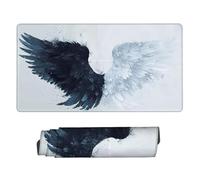 Mouse Mat | Large Gaming Mouse Pad 700 x 300 x 3mm | XXL Gaming Mousepad | Desk Mat | Improved Precision and Speed | Rubber Base for Stable Grip on Smooth Surfaces | Keyboard Mats Angel Wings w-863