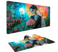 Mouse Mat | Large Gaming Mouse Pad 800 x 400 x 3mm| XXL Gaming Mousepad | Desk Mat | Improved Precision and Speed | Rubber Base for Stable Grip on Smooth Surfaces | Keyboard Mats| Corpse Bride v-703