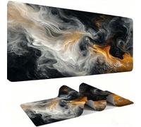 Mouse Mat,Large Gaming Mouse Pad 800x400x3mm,XXL Mousepad,Desk Mat, Improved Precision and Speed, Rubber Base for Stable Grip on Smooth Surfaces, Table Pad, Office Gaming Room, abstract nuage w0w-998
