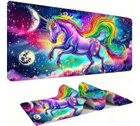 Mouse Mat,Large Gaming Mouse Pad 800x400x3mm,XXL Mousepad,Desk Mat, Improved Precision and Speed, Rubber Base for Stable Grip on Smooth Surfaces, Table Pad, Office Gaming Room, horse Le rêve 1 w0w-669