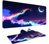 Mouse Mat,Large Gaming Mouse Pad 800x400x3mm,XXL Mousepad,Desk Mat, Improved Precision and Speed, Rubber Base for Stable Grip on Smooth Surfaces, Table Pad, Gaming Room, unicorn Le rêve 2 w0w-820