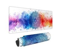 Mouse Mat, Large Gaming Mouse Pad, 900 x 300 mm Non-Slip Rubber Base Desk Pad with Water-Resistant Surface, Precision Control Computer Keyboard Mat for Office, PC, Laptop - (Bohemian Mancharo) X-41