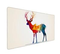 Mouse Mat | Large Gaming Mouse Pad 900 x 400 mm | XXL Gaming Mousepad | Desk Mat | Improved Precision and Speed | Rubber Base for Stable Grip on Smooth Surfaces | Keyboard Mats (Nordic Deer) B-64