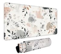 Mouse Mat, Large Gaming Mouse Pad 900x400x3mm Simple Style XXL Desk Mat, Non-Slip Rubber Base, Stitched Edges, Water-Resistant Surface, Desk Pad for Laptop Keyboard Mice Office Home, Foldable L#L1555