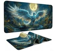 Mouse Mat Large Moon, Gaming Mouse Pad, Mousepad XXL 600x300cm g811g-73 | Office Accessories, Anti- Slip Rubber Base, Improved Precision and Speed, Extended Desk Mat for Desk, Laptop, Home - Animal