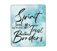 Mouse Mat Lead Me Where My Trust Is Without Borders Comfortable Mouse Pad Stitched Edges Desk Pad For Home Pc Office 25X30Cm