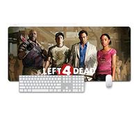 Mouse Mat left dead steam XXL Anime Mouse Pad, Speed Gaming Mouse Mat, Extra Large 900 x 400 x 3mm, Water-Resistant Mousepad with Non-Slip Rubber Base,Smooth Cloth Surface for computer PC, I