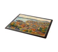 MOUSE MAT - Lerwick from the Town Hall - Vintage Art Style