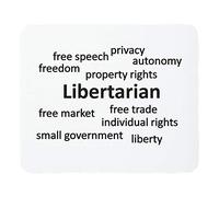 Mouse Mat Libertarian Philosophy Mouse Pad Rubber Base Mousepads Non-Slip Mousepad For Office And Home Laptop Gaming M