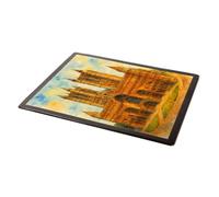 MOUSE MAT - Lincoln Cathedral. West Front (b) - Vintage Art Style