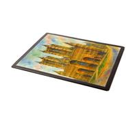 MOUSE MAT - Lincoln Cathedral. West Front (c) - Vintage Art Style