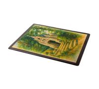MOUSE MAT - Little Chapel Les Vauxbelets, Guernsey - Vintage Art Style