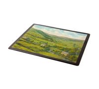 MOUSE MAT - Little Hayfield Valley, Hayfield - Vintage Art Style