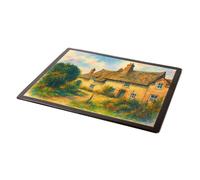 MOUSE MAT - Little Joiner's Farmhouse, Linton - Vintage Art Style