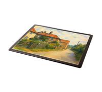 MOUSE MAT - Little Lane, Gringley on the Hill - Vintage Art Style