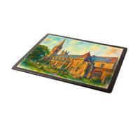 MOUSE MAT - Llandaff Cathedral (b) - Vintage Art Style