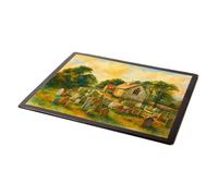MOUSE MAT - Llandrindod Wells. Llandrindod Church - Vintage Art Style