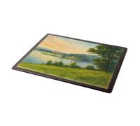 MOUSE MAT - Llandrindod Wells. The Lake (b) - Vintage Art Style