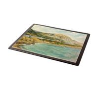MOUSE MAT - Llandudno. The Great Orme from the Pier - Vintage Art Style