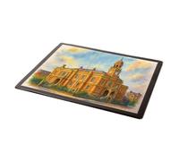 MOUSE MAT - Llanelly. Town Hall - Vintage Art Style