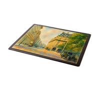 MOUSE MAT - London, Piccadilly showing the Ritz Hotel - Vintage Art Style