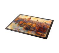 MOUSE MAT - London, The City & River - Vintage Art Style