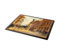 MOUSE MAT - London, The Griffin, Fleet Street (a) - Vintage Art Style