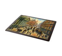 MOUSE MAT - London, The Mansion House & Cheapside - Vintage Art Style