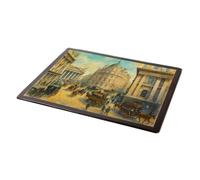 MOUSE MAT - London, The Mansion House & Royal Exchange - Vintage Art Style