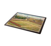 MOUSE MAT - London, Trooping the Colour, Parade Ground - Vintage Art Style