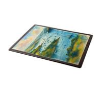 MOUSE MAT - Looking Towards Kingsbridge, Salcombe (a) - Vintage Art Style