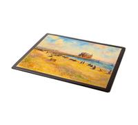 MOUSE MAT - Lowestoft. The Pier & Sands - Vintage Art Style