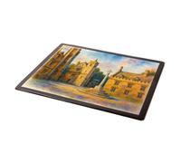 MOUSE MAT - Magdalen College & War Memorial, Oxford - Vintage Art Style