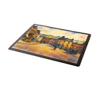 MOUSE MAT - Market Place, Ashbourne - Vintage Art Style