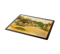 MOUSE MAT - Market Place, Castle Combe - Vintage Art Style