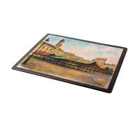 MOUSE MAT - Market Place, Leicester (c) - Vintage Art Style