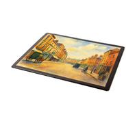 MOUSE MAT - Market Street, Ashby-de-la-Zouch - Vintage Art Style