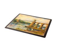 MOUSE MAT - Menai Suspension Bridge (a) - Vintage Art Style