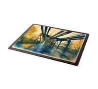 MOUSE MAT - Menai Suspension Bridge b - Vintage Art Style