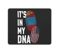 Mouse Mat Mongolian People'S Republic It'S In My Dna Mouse Pad Square Desk Mat Rubber Base Mousepads For Laptop Work Office And Home L