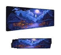 Mouse Mat Moon Gaming Mouse Pad 500 x 250 MM XXL Extended Desk Mat, Keyboard Mousepad Cabin, Water-Resistant Surface and Non-Slip Base Mousemat, for Gaming Home Office Desk Accessories for Men H-4305