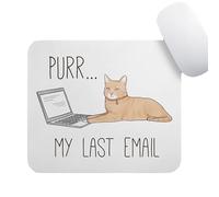 Mouse Mat My Last Email Mice Pad Non-Slip Mousepads Stitched Edge Desk Mat For Laptop Work Computers S