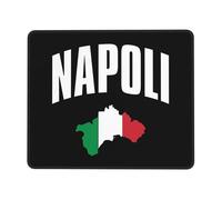 Mouse Mat Naples Italy Italian Flag Mice Pad Stitched Edge Desk Mat Waterproof Mousepad For Computers Gaming Work S