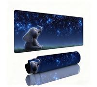 Mouse Mat Navy Blue xxl 800x400x3mm Desk Pad Elephant Gaming Mouse Mat with Waterproof Surface Wear-Resistant,Durable,Non-Slip Rubber Base Improves Speed and Accuracy for Christmas Decorations W1-162