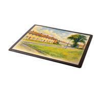 MOUSE MAT - New Housing Estate, Harlow - Vintage Art Style