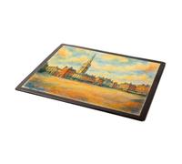 MOUSE MAT - Newark. Market Place & Parish Church - Vintage Art Style