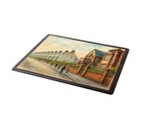 MOUSE MAT - Newhaven. Fort Road & R.C. Chapel - Vintage Art Style