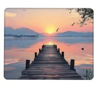 Mouse Mat Office Mouse Pad Dock Small Gaming Mousepad Durable Stitched Edge, Mousemat for Computers with Anti-Slip Rubber Base Waterproof Gaming Mat, for Laptop, Office, Home Gifts 340x280x3mm D0-506