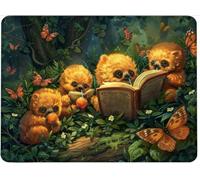 Mouse Mat Office Mouse Pad Mousepad 24 x 20 cm Non-Slip Rubber Base, Easy Gliding Ultra Thin Improves Speed and Accuracy, Wear-Resistant Textured, Gifts for Men Office Portable PC Animal Lazy w0j-404